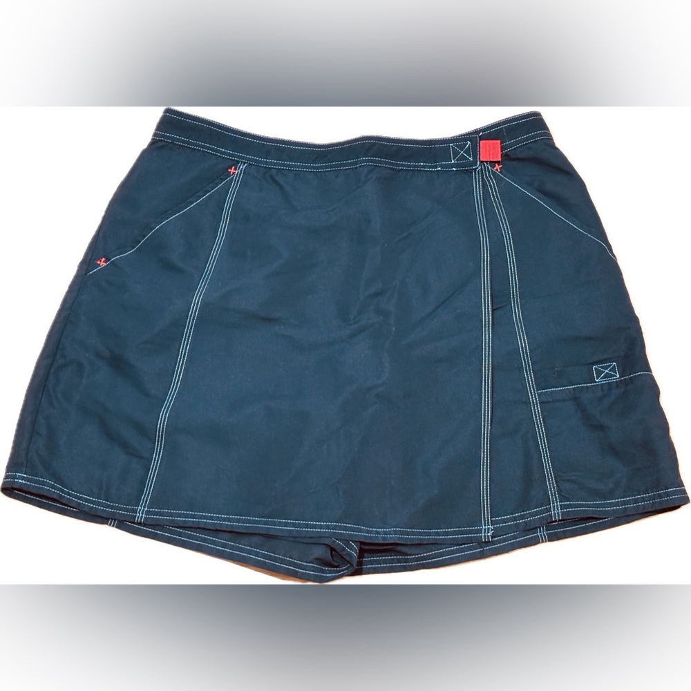 Catalina Navy Blue Skort with Stitch Detailing